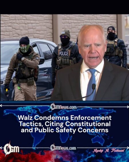 Walz Raises Alarm Over Alleged Intimidation and Civil Liberties Concerns