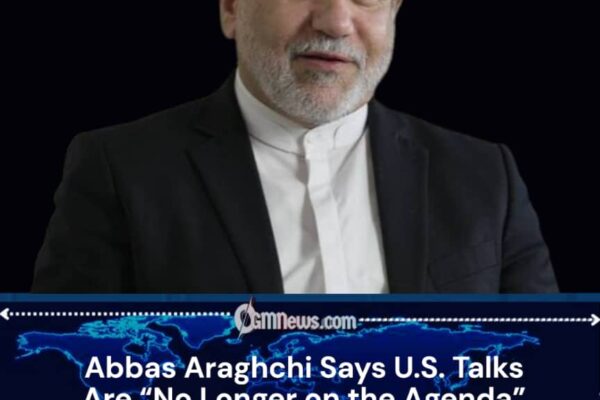 Abbas Araghchi Rejects U.S. Negotiations Amid Escalating Middle East Tensions
