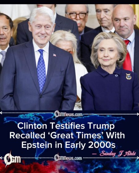 Clinton Tells Lawmakers Trump Spoke of ‘Great Times’ With Jeffrey Epstein, Denies Knowledge of Crimes