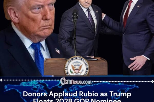 Rubio Receives Strong Donor Support as Donald Trump Tests 2028 Republican Field