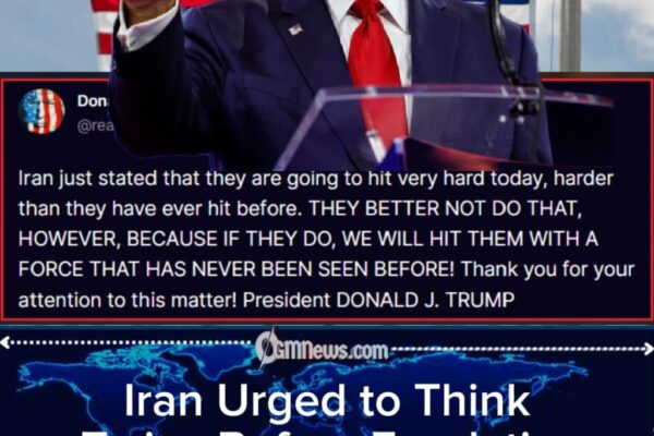 President Donald Trump Warns Iran: “Try It, and You’ll Regret the Results