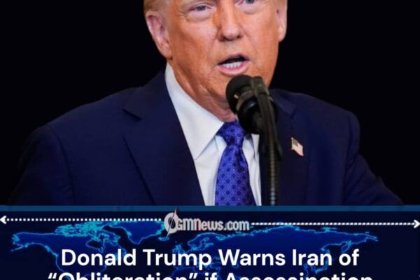 Donald Trump Issues Strong Warning to Iran Over Alleged Plot