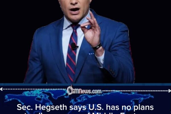 Sec. Hegseth says Washington has no plans to open doors to refugee waves from Middle East crisis