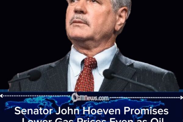 Senator John Hoeven Claims Gas Prices Will Drop Soon Despite Long-Term Oil Warnings
