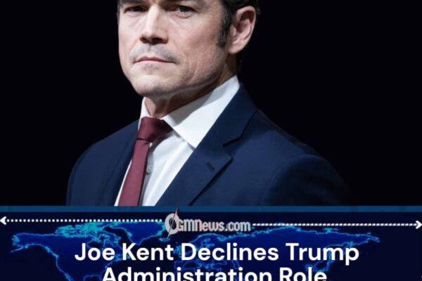 Joe Kent Declines Trump Role Over Concerns About War With Iran