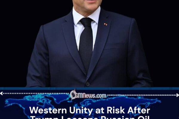 Macron Challenges Trump Over Russian Oil Sanctions Decision