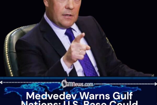 Medvedev Claims American Base in Gulf Protect Israel More Than Host Nations