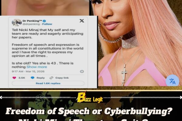 Nicki Minaj Threatens Lawsuit Against Nigerian Influencer Dr Penking Over Alleged Cyberbullying