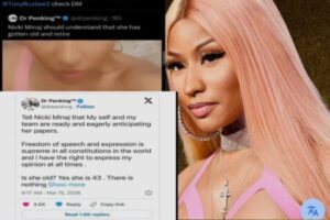 Nicki Minaj Threatens Lawsuit Against Nigerian Influencer Dr Penking Over Alleged Cyberbullying