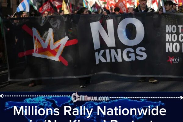 No Kings” Rallies Draw Millions Across the U.S. in Protest Against Trump Administration Policies