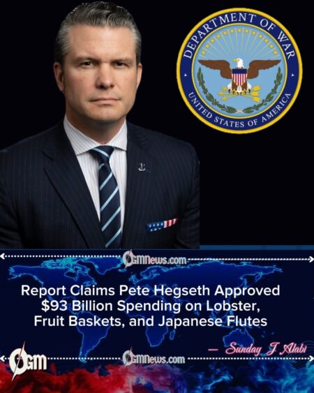 Pete Hegseth Goes on $93 Billion Pentagon Spending Spree for Lobster, Fruit Baskets and Japanese Flute