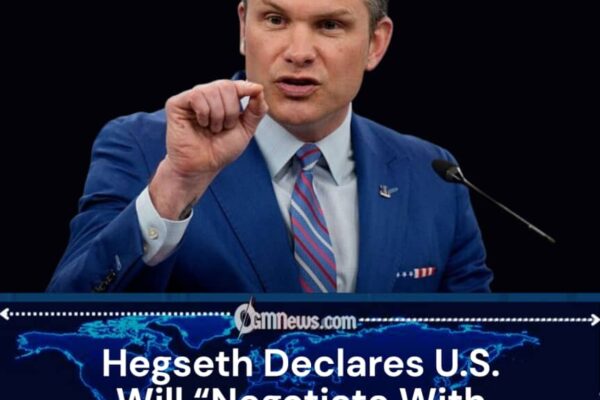 Pete Hegseth’s “Negotiate With Bombs” Remark Draws Global Attention