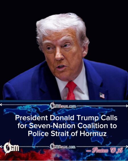 President Donald Trump Urges About Seven Countries to Join Hormuz Security Coalition