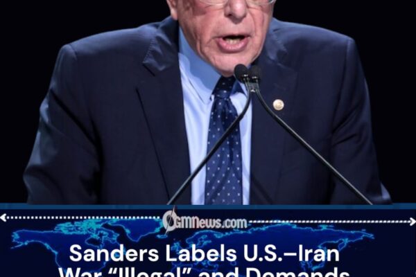 Bernie Sanders Calls Iran Conflict a Breach of International Law
