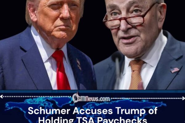 Chuck Schumer Criticizes Donald Trump Over TSA Funding Dispute