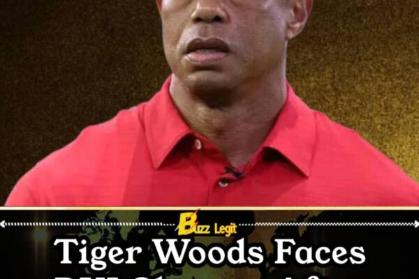 Tiger Woods Charged With DUI Following Two-Car Crash