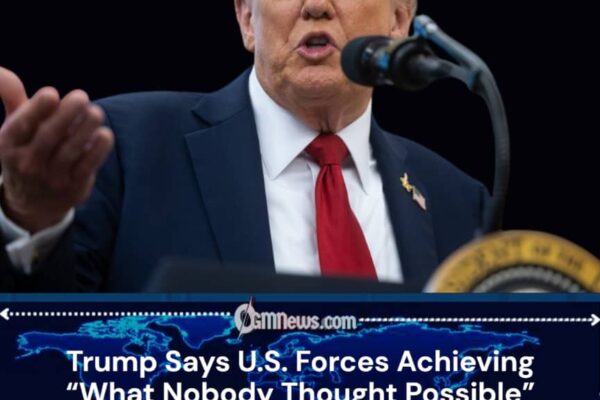 Trump Says U.S. Military Achieving “Unprecedented” Success in Strikes on Iran