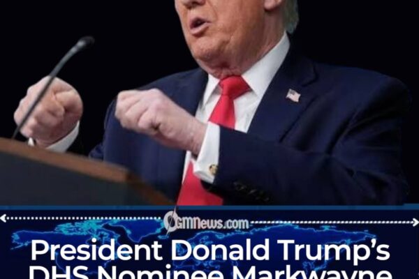 President Donald Trump Sees Senate Advance DHS Pick Markwayne Mullin