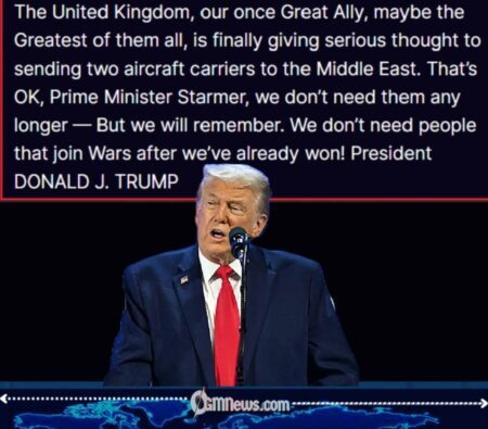 Donald Trump Lambasts U.K. Over Aircraft Carrier Deployment