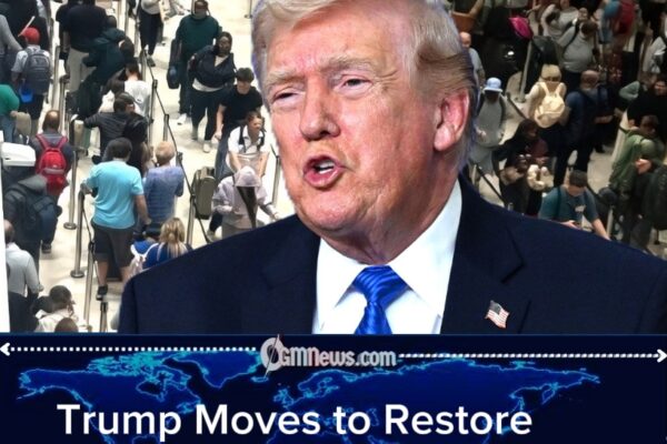 Trump Orders Emergency Pay for TSA Officers as DHS Shutdown Disrupts U.S. Airports