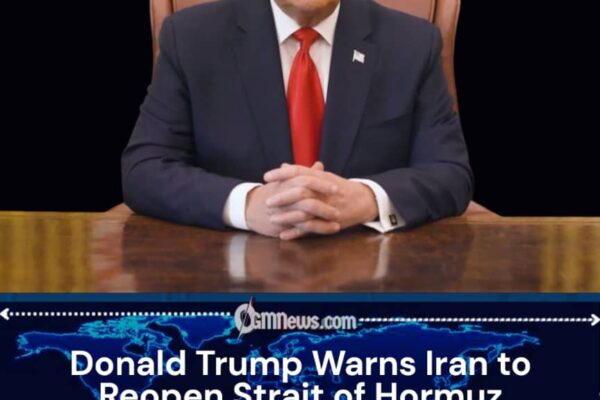 Trump Threatens Strikes on Iran’s Power Plants Over Oil Route Blockage