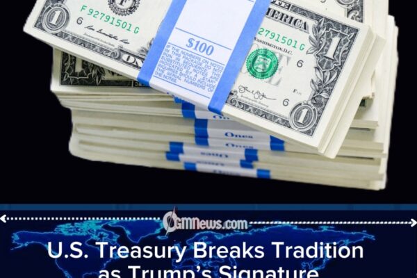 Trump’s Signature Set to Appear on U.S. Currency in Historic First for Sitting President