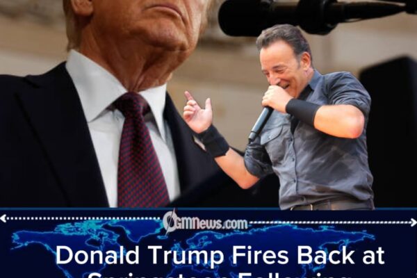 Donald Trump Sparks Cultural Clash After Springsteen’s Onstage Criticism