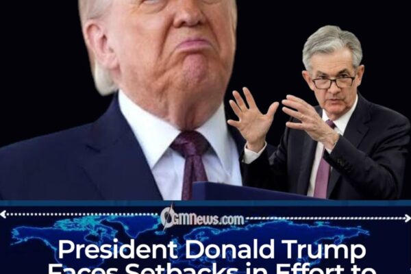 President Donald Trump Risks Turning Fed Clash into Long Political Struggle