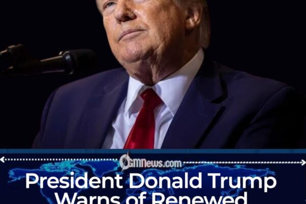 President Donald Trump Issues Stark Warning Over Iran Agreement