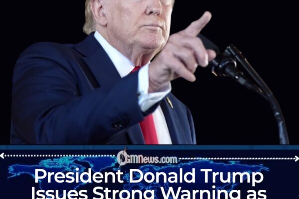 President Donald Trump Raises Stakes with Tough Message on Deal Talks