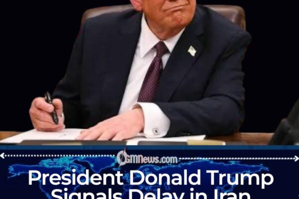 President Donald Trump Opens Door to Delaying Military Action Against Iran