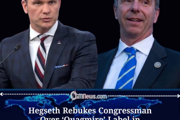 Hegseth Pushes Back After Congressman Calls Iran War a Quagmire