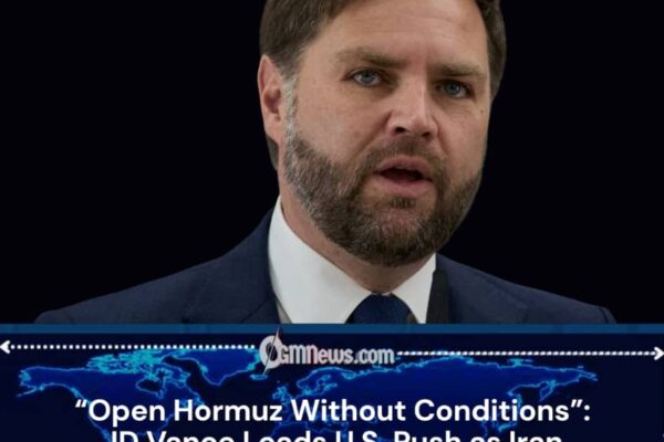 JD Vance Leads U.S. Push for Unconditional Hormuz Access