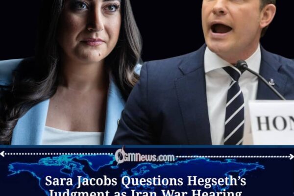 Sara Jacobs Challenges Hegseth During Heated Iran War Hearing
