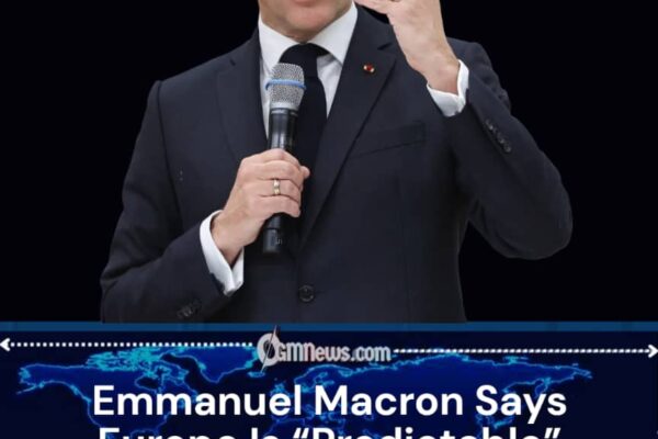 Macron Exploits U.S. Instability to Market Europe as “Predictable