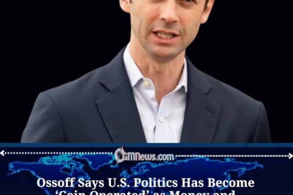 Jon Ossoff Criticizes Influence of Money in Washington