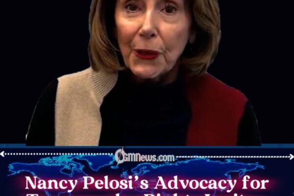 Former Nancy Pelosi Reaffirms Support for Transgender Rights and Equality