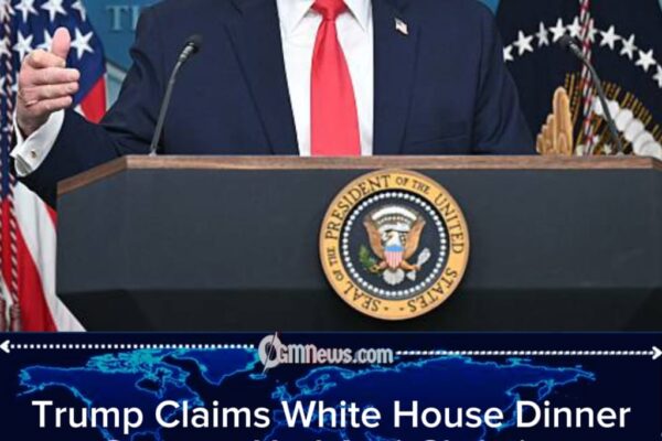 President Donald Trump Says White House Dinner Suspect Had Anti-Christian Manifesto