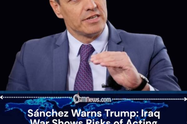 Sánchez Cites Iraq War in Response to U.S. Policy