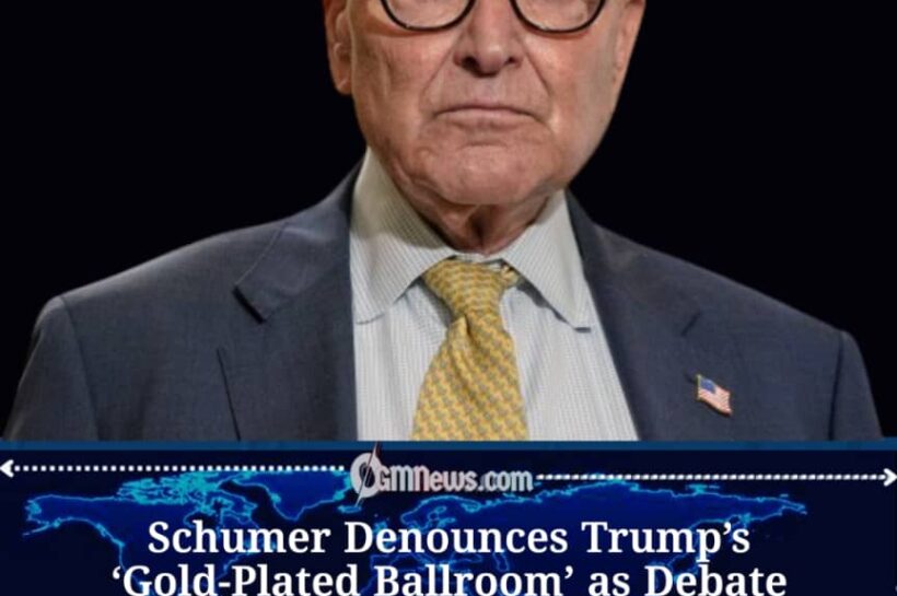 Schumer Criticizes Trump Over Proposed Gold-Plated White House Ballroom