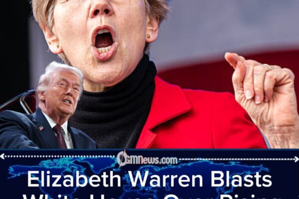 Senator Elizabeth Warren Accuses Donald Trump of Breaking Economic Promises