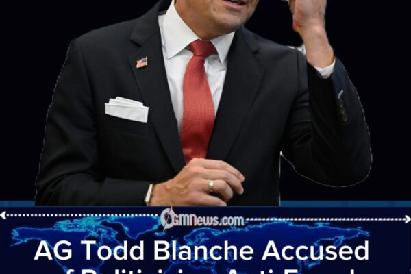 AG Todd Blanche’s Anti-Fraud Drive Raises Questions Over Government Overreach