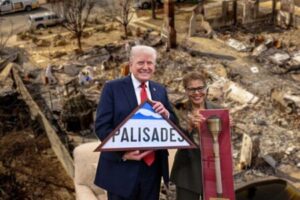 Trump Pledges Review of Banks’ Response to Los Angeles Wildfires, Urges Financial Relief for Victims