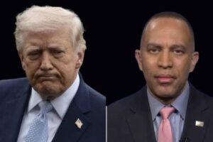 Trump’s Remarks About Jeffries Renew Debate on Political Tone