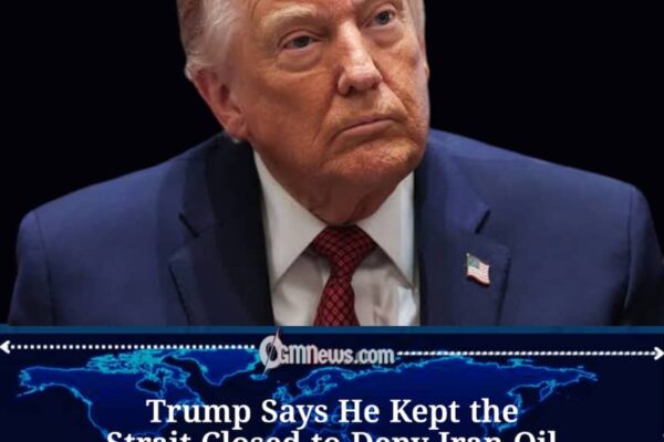 Trump Links Strait Closure to Pressure on Iran