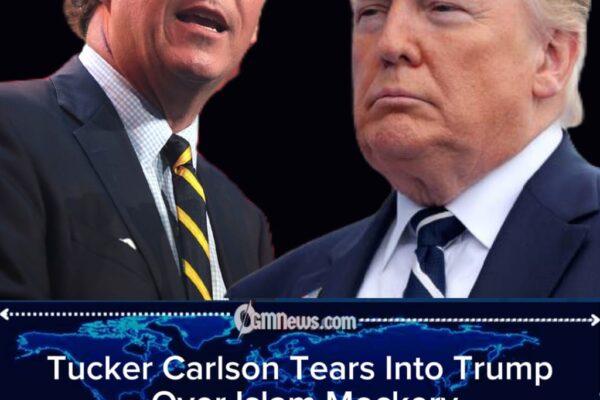 Tucker Carlson Blasts Donald Trump: “Who Do You Think You Are?”