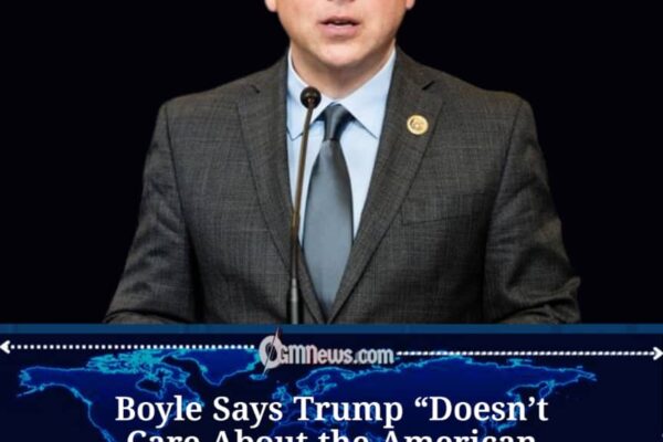 Brendan Boyle Criticizes Donald Trump Over Iran War Leadership