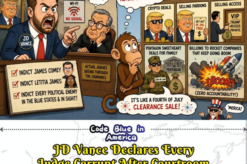 Trump Thinks It’s Corruption — Judges Think It’s a Witch Hunt, and JD Vance Is Furious