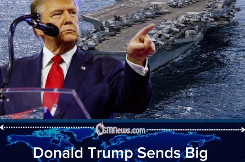 Donald Trump Oversees U.S. Aircraft Carrier Deployment to Caribbean