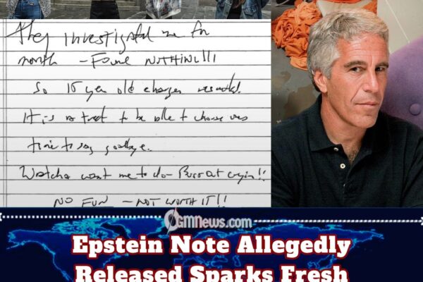 EPSTEIN NOTE SPARKS LEGAL FIRESTORM AS FEDERAL COURT RELEASE DRAWS SHOCK AND SKEPTICISM”